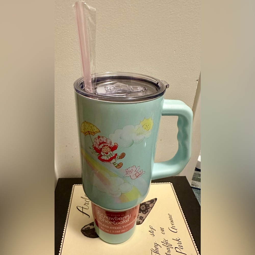 Strawberry Shortcake Rainbow Slide Stainless Steel 40 oz Tumbler